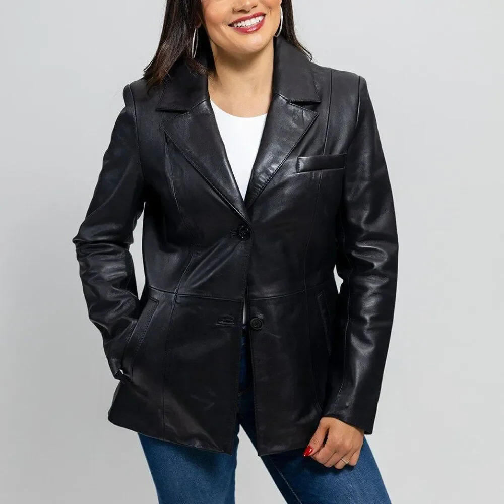 Womens Fashion Leather Jacket